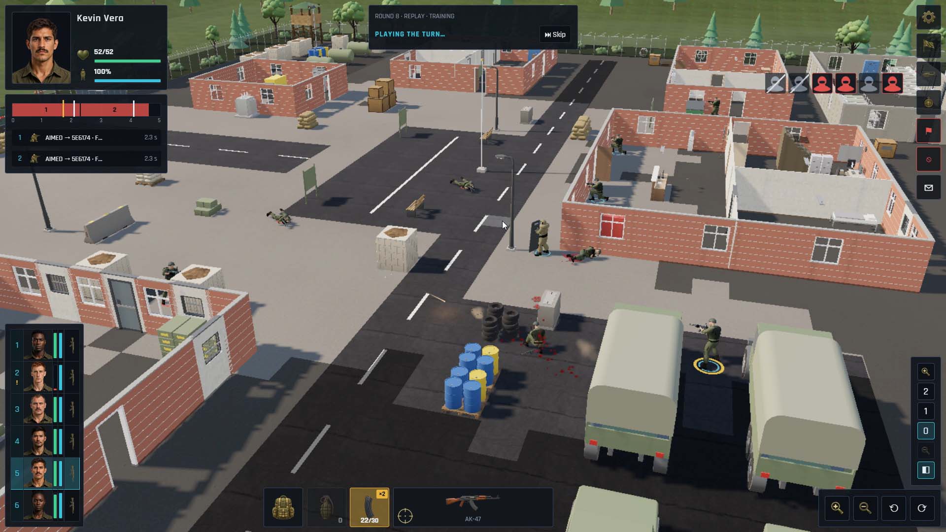 The battlefield in 3D